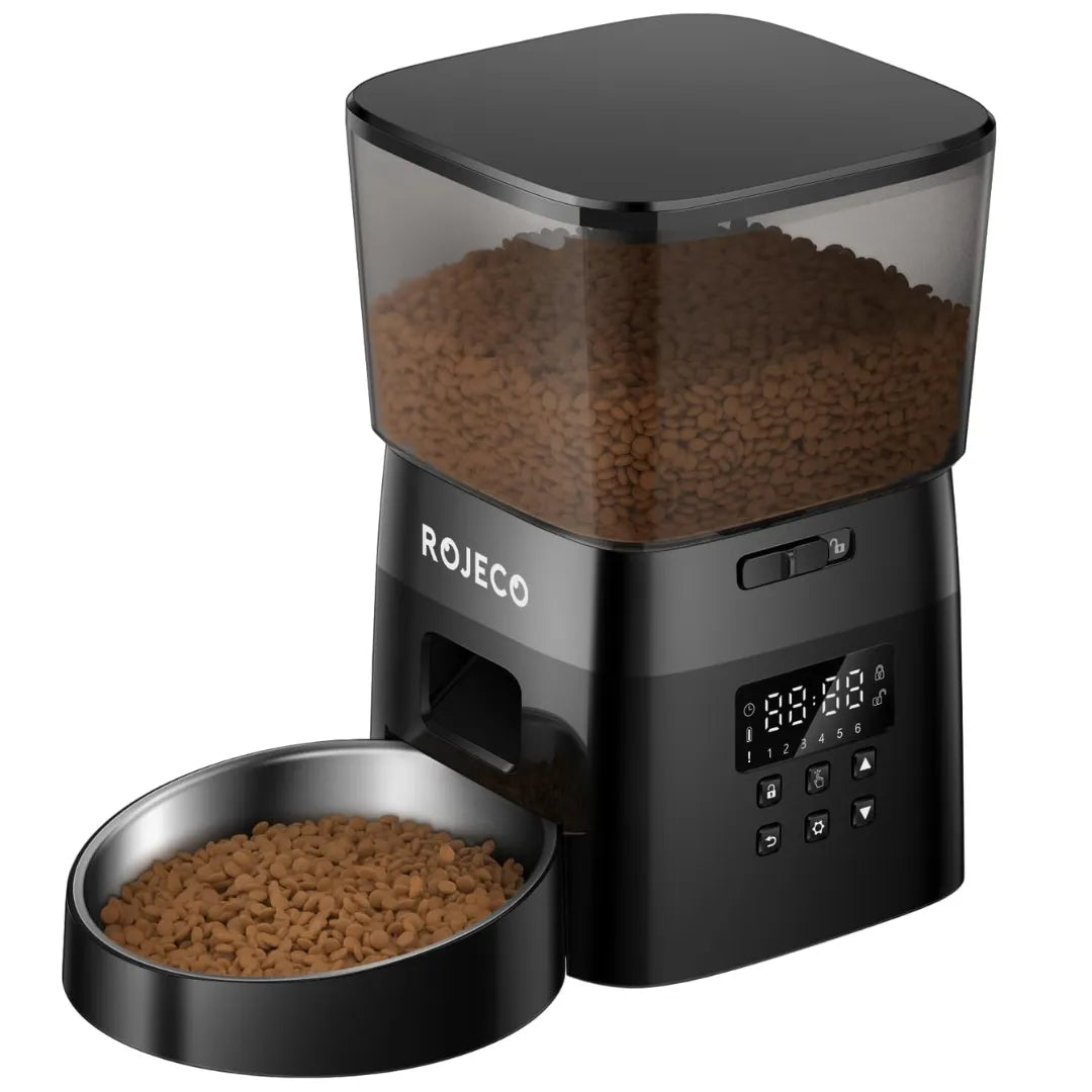 Natqua | PetFeeder Pro – Mangeoire automatique intelligente de 2 L avec contrôle Wi-Fi et portions programmables