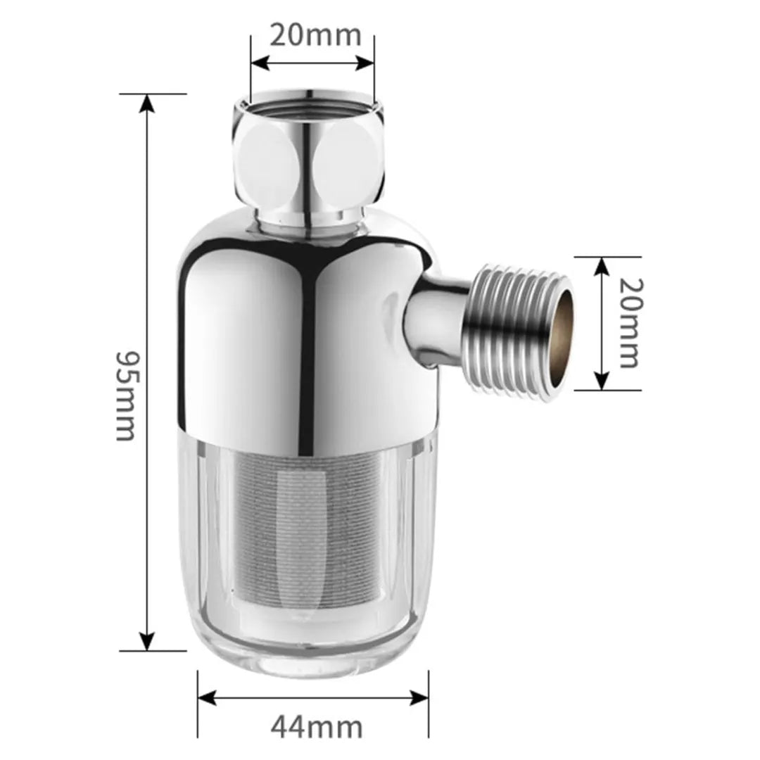 Natqua | Purificateur d'eau en acier inoxydable 316 – Filtre haute performance pour douche et machine à laver