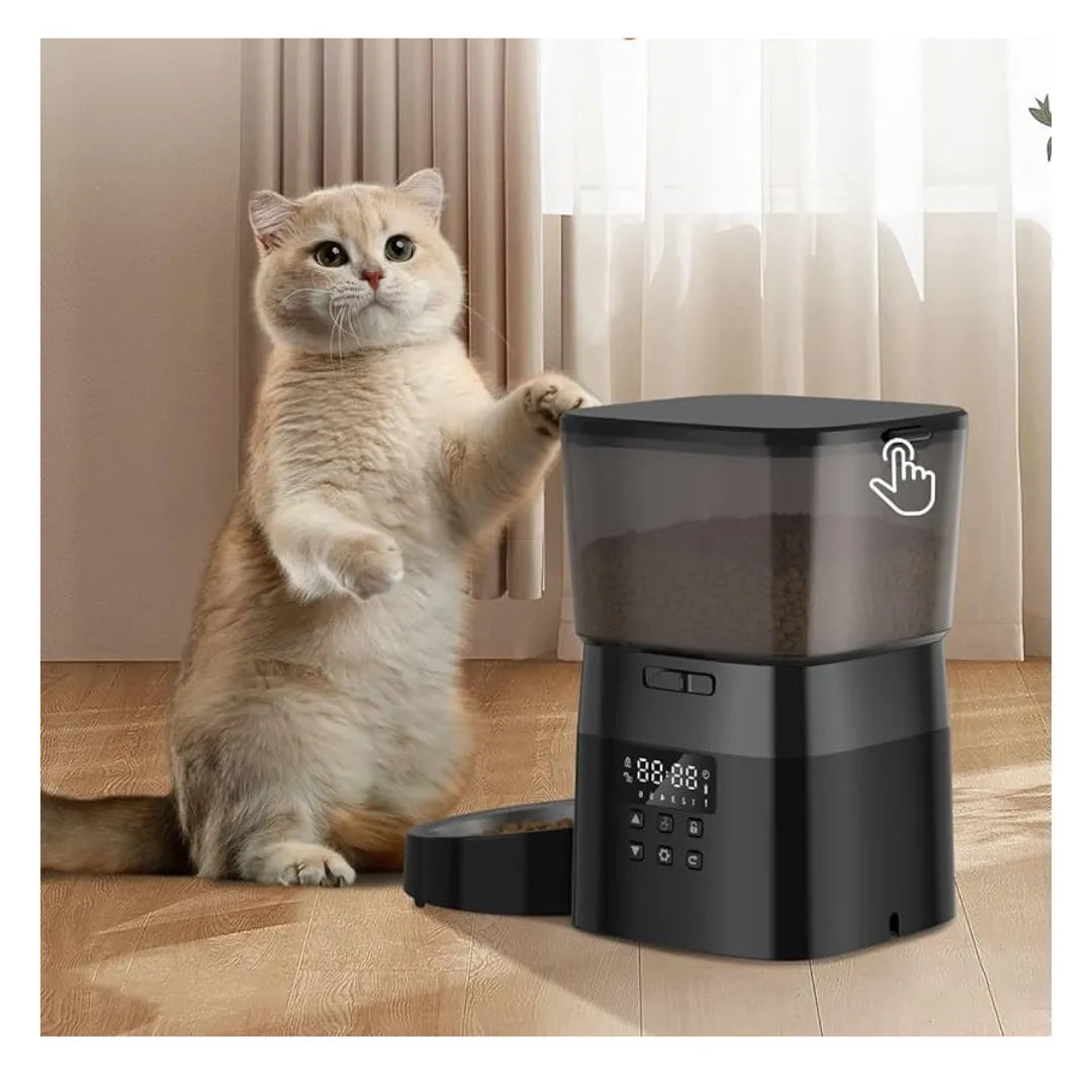 Natqua | PetFeeder Pro – Mangeoire automatique intelligente de 2 L avec contrôle Wi-Fi et portions programmables